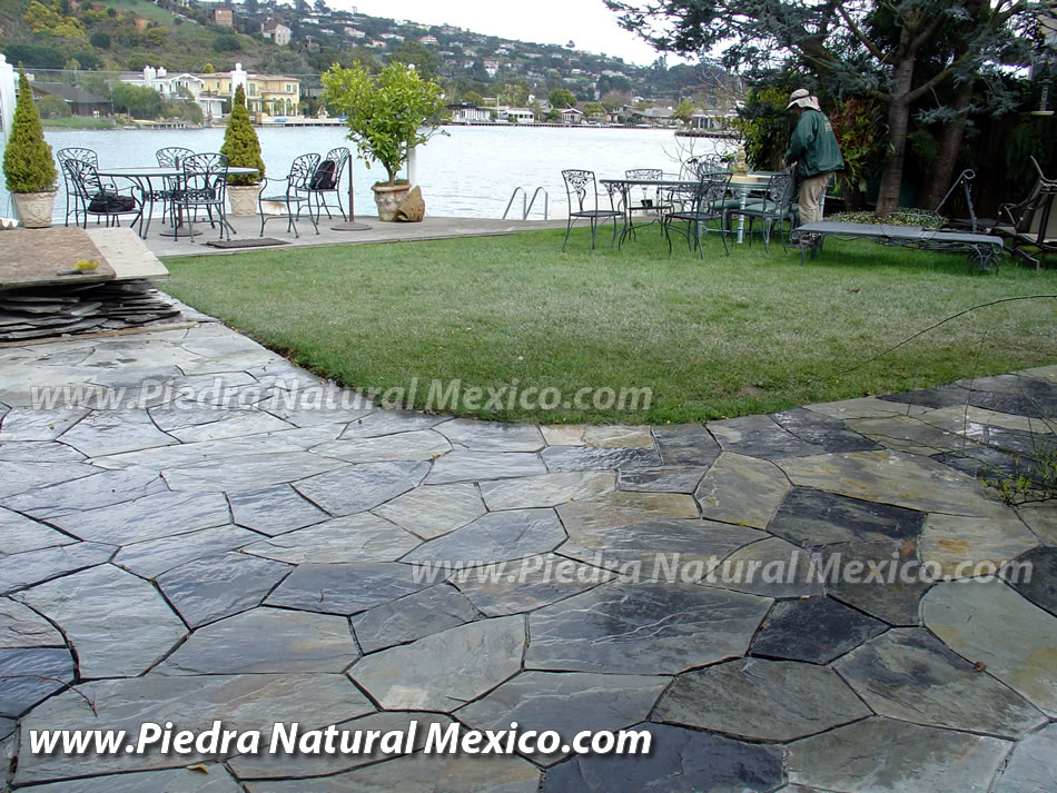 Piso de Piedra Laja Natural