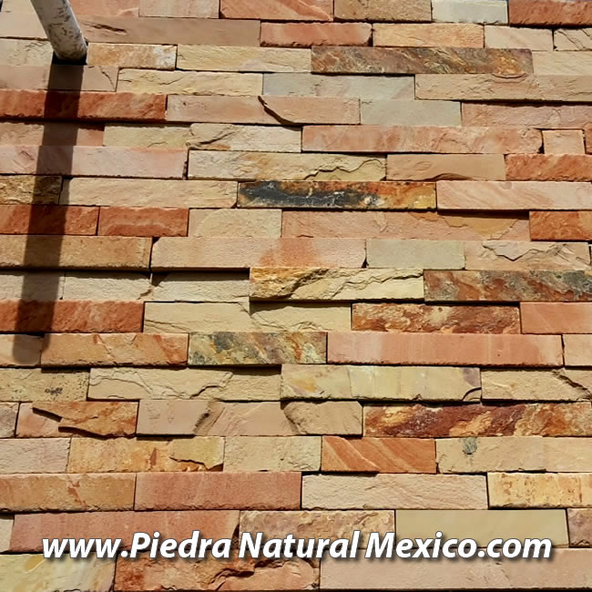 Cintilla de Piedra Laja Canela Natural