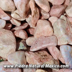 Laja Diamantada Piedra Decorativa - Marmol Rosa